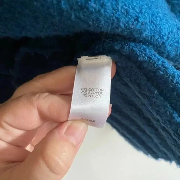 J. Jill Blue V Neck Sweater - Picture 10 of 12